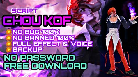 Image result for Chou KOF Script No Password