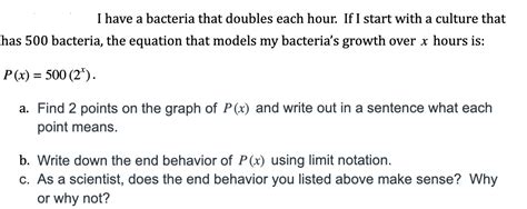 Image result for Bacteria Math Compound Continuously Equations