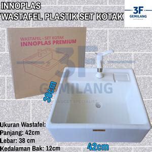 Jual WASTAFEL PLASTIK SET INNOPLAS MODEL KOTAK - WASTAFEL PORTABLE ...