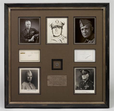 WWII Five Star Generals Signature Collage For Sale at 1stDibs | 5 star generals ww2