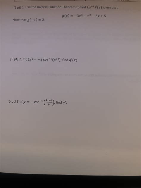 Image result for Inverse Function Theorem