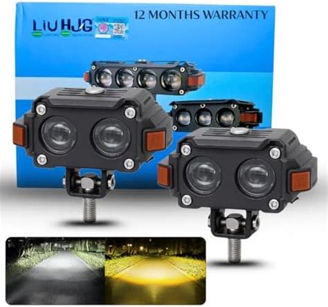 LIU HJG Future Eye 80 Watt LED Fog Light Yellow/White, Red Devil Eye ...