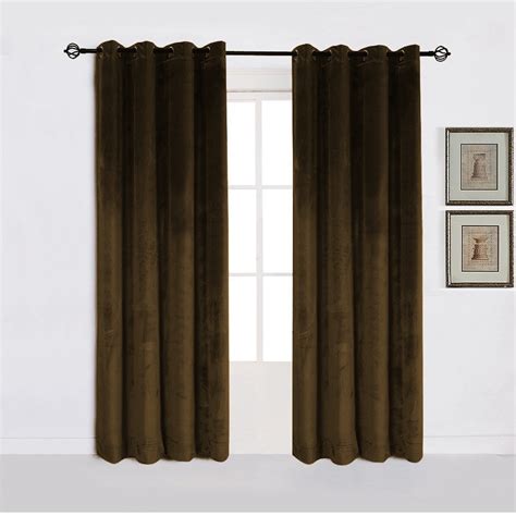 Buy Fabricart Window | Door Grommet Curtains Heavy-Soft Velvet Lined ...
