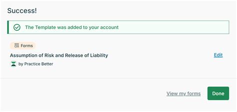 Image result for Practice Better Create Form