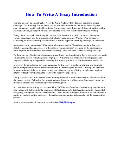 How to Write an Essay Introduction 的图像结果