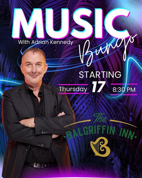 Music Bingo in Balgriffan Inn with Adrian Kennedy, The Balgriffin Inn ...