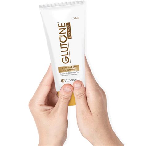Buy GLUTONE FACE WASH WITH DERMAWHITE AND HYDROLYSED ALMONDS FOR ...