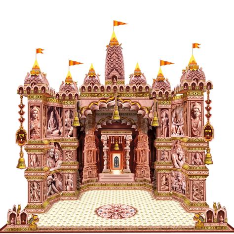 Shree SPACE ( RM1 RAM MADIR MAKHAR Paper Decoration Kit | Ganeshji ...