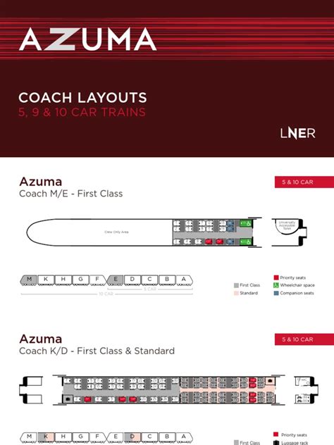 Azuma Seat Maps | PDF | Land Transport | Service Industries