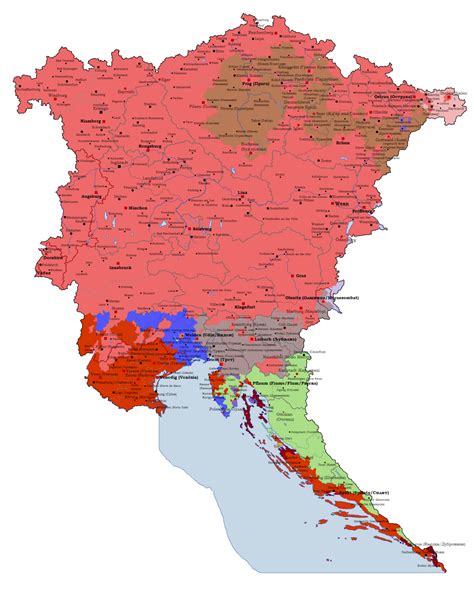 A map of the Austro-Bavarian Empire. - Maps on the Web