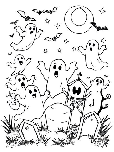 12+ Free Printable Haunted House Coloring Pages for Fun ...