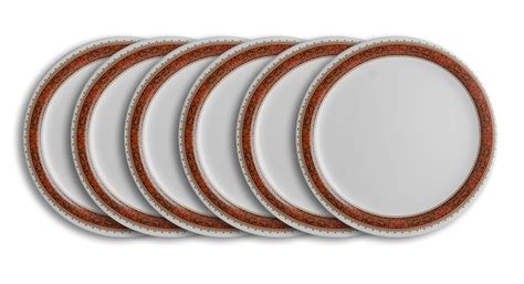 Superware | Pure Melamine | Small Plate Set – Queen Diamond 7.5” (6 nos ...