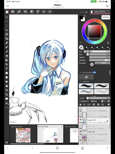 Artists Collab in Digital Art Club’s “Magma Draw Pile” – MUIC: Mahidol ...