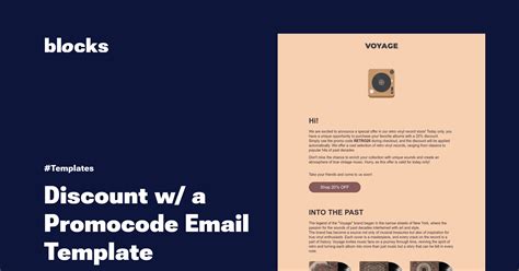 Image result for Discount Code Email Template