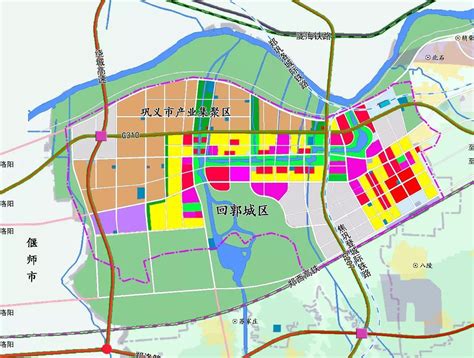 巩义市道路规划图_平面设计图