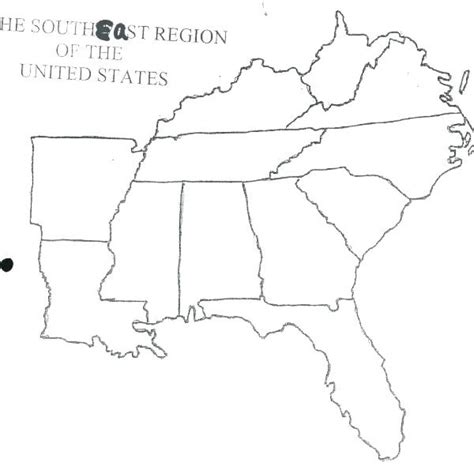 Us Southeast Region States And Capitals