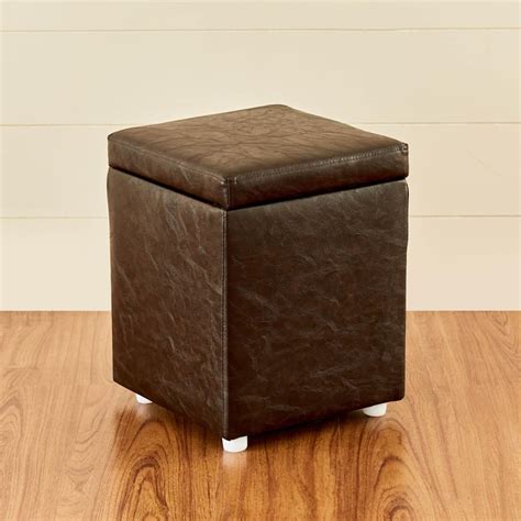 Buy Andaman Nxt Fabric Ottoman with Storage - Brown from Home Centre at ...