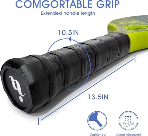 Buy Beach Tennis Paddle Beach Tennis Racket Set Carbon Fiber with EVA ...