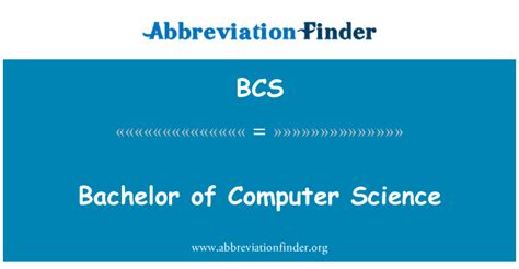 Bachelor of Computer Science Short Form 的图像结果