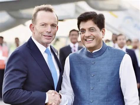 Tony Abbott and Piyush Goyal shake hands - 05 Sept,2014 | The Economic ...