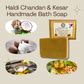 Aaranyam Haldi Chandan & Kesar Handmade Bath Soap Turmeric, Sandalwood ...