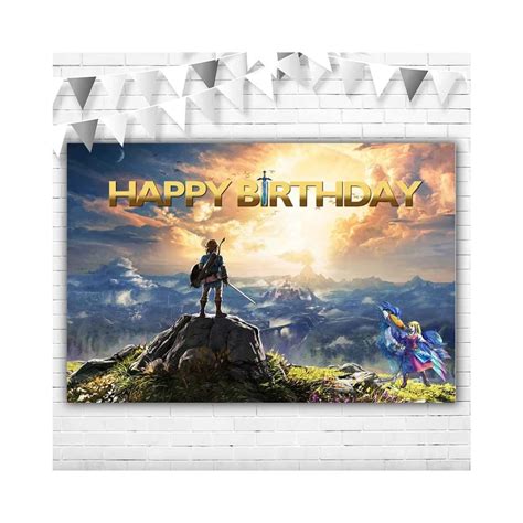 SIMILAR The Legend of Zelda Backdrop Happy Birthday | Ubuy India
