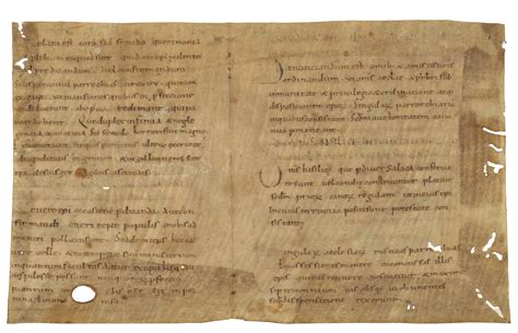 Regino of Prüm (d.915), Two partial bifolia from De Synodalibus Causis ...