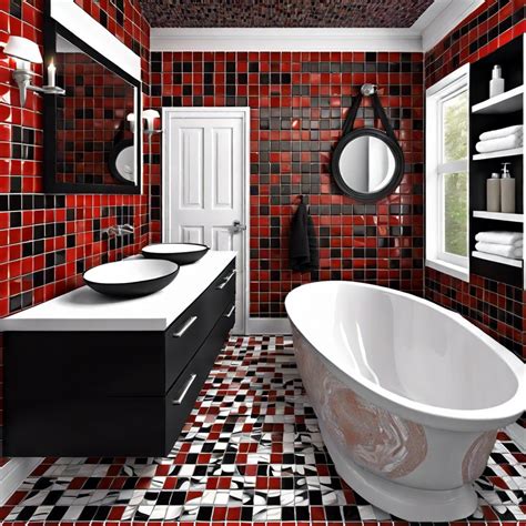Red Black and White Bathroom Decor Ideas: Essential Guide for an ...