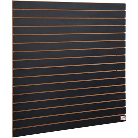 VEVOR Slatwall Panels, 4 ft x 2 ft Black Garage Wall Panels 24"H x 48"L ...