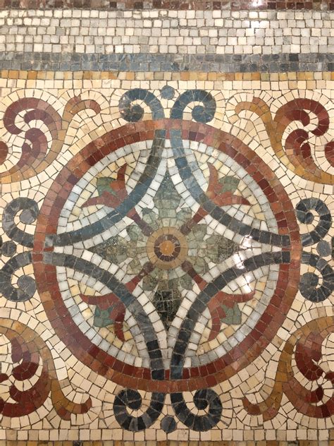 Colorful Mosaic Tile Floor