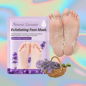 RNGNTC F Natural Lavender Exfoliating Foot Mask – Lavender Essence for ...
