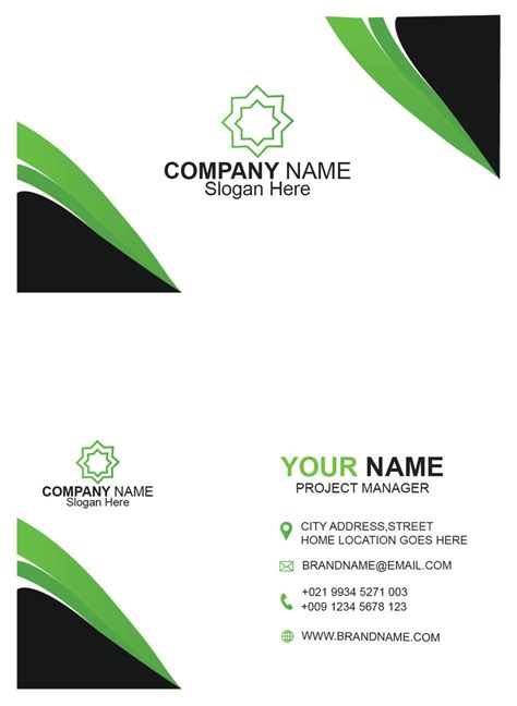 Corporate Business Card Template 的图像结果