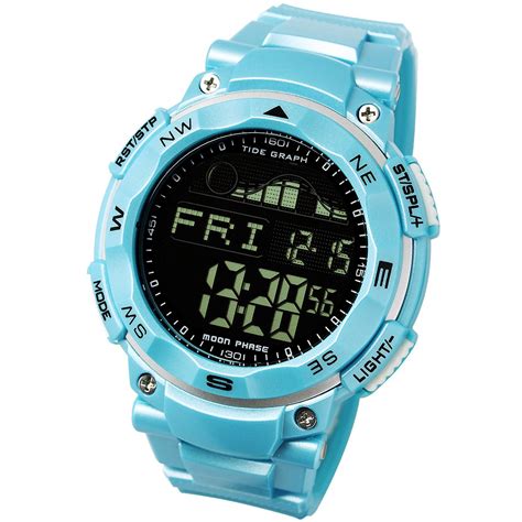 [LAD WEATHER] Tide Graph 100 Meters Waterproof Moon Phase High & Low ...