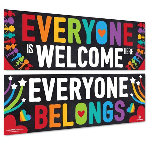Everyone is welcome everyone belongs – Artofit