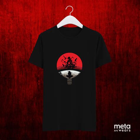 Anime Naruto Itachi Uchiha (Black Tees) - MetaWears India: Shop High ...
