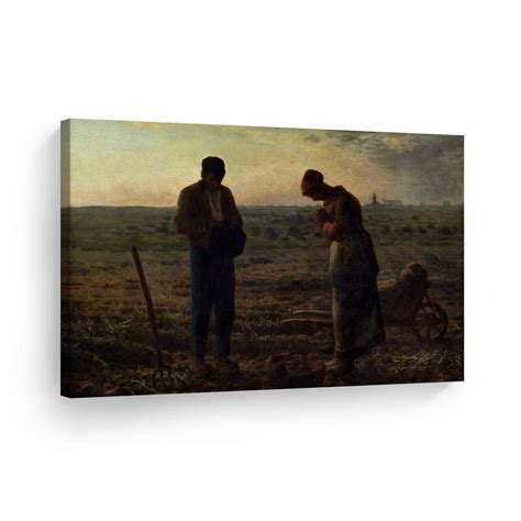 The Angelus, Jean-francois Millet Classic Art Canvas Wall Art Print ...