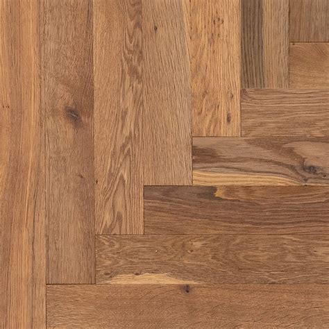 Tundra Herringbone Thermo Oak Brushed & Oiled Rustic Thermo Treated Oak