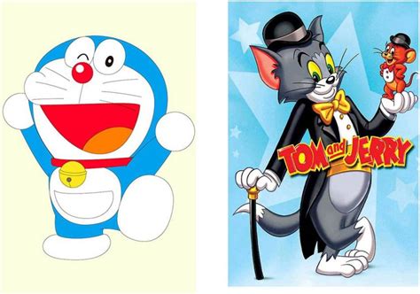 Doraemon &Tom And Jerry Cartoon Poster | Decorative Poster | Poster For ...