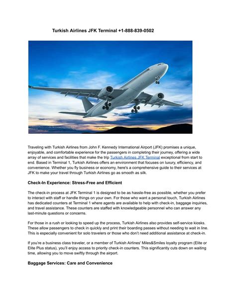 PPT - Turkish Airlines JFK Terminal PowerPoint Presentation, free ...