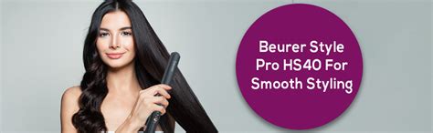 Beurer HS 40 hair straighteners 40 watts Professional styling ...