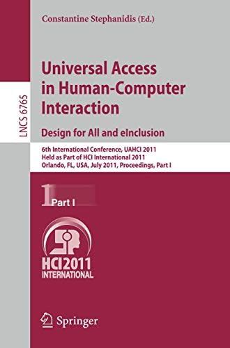 Universal Access in Human-Computer Interaction. Design for All and ...