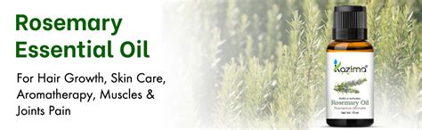 KAZIMA Combo of Rosemary Oil and Peppermint Oil - 100% Pure Essential ...