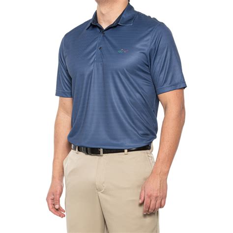 Greg Norman Tonal Stripe Print Polo Shirt (For Men) - Save 37%
