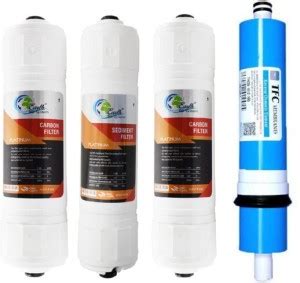 Earth Ro System PLATINUM Inline 2 Carbon,1 Sediment Filter Set , TFC ...