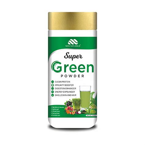 MAX NATURALS SUPER GREEN POWDER Maxnova Healthcare