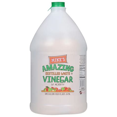 Amazon.com : Mike's Amazing Distilled White Vinegar, 1 Gallon (128 fl ...
