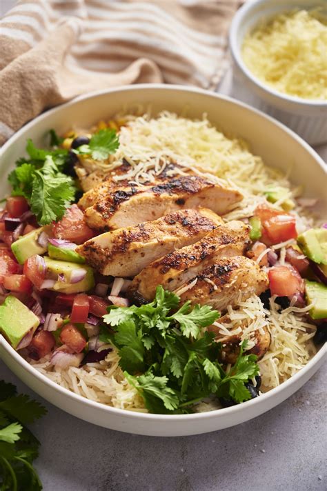 Chicken Taco Bowl - Slender Kitchen
