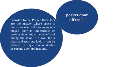 PPT - pocket door off track | kncrowder.com PowerPoint Presentation ...