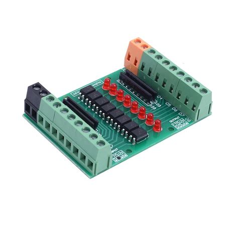 Optocoupler Isolation Board, 8CH Optocoupler Isolation Module DC 3.3V ...