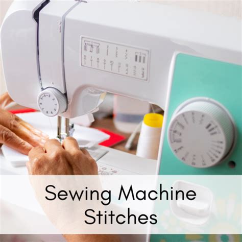 Image result for Sewing Machine Stitches Guide